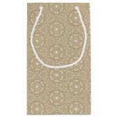 Petit Sac Cadeau Arrière - plan fleuri floral (Dos)