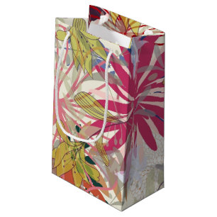 Petit Sac Cadeau Arrière - plan floral 6