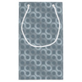 Petit Sac Cadeau Arrière - plan gris abstrait d'écoulement (Dos)