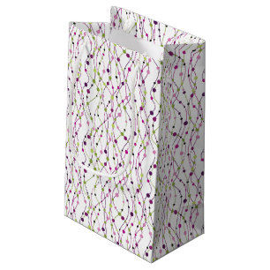 Petit Sac Cadeau Arrière - plan multicolore de point