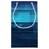 Petit Sac Cadeau Arrière - plan numérique de pointe (Dos)