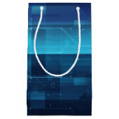 Petit Sac Cadeau Arrière - plan numérique de pointe (Devant)