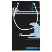 Petit Sac Cadeau Arrière - plan tramé technique 3 (Dos)