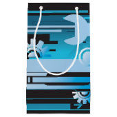 Petit Sac Cadeau Arrière - plan tramé technique 3 (Devant)