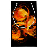 Petit Sac Cadeau Art Abstrait Fireball (Dos)