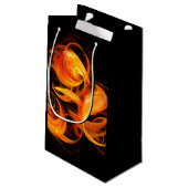 Petit Sac Cadeau Art Abstrait Fireball (Dos Angle)