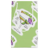 PETIT SAC CADEAU ART DE COCKTAIL DE RECETTE DE MARGARITA (Devant)