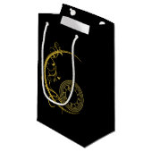Petit Sac Cadeau Art Nouveau Clock (Devant Angle)