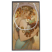 Petit Sac Cadeau Art Nouveau Femme Mucha Belle (Dos)