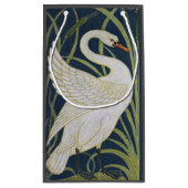 Petit Sac Cadeau Art Nouveau Swan Deux Swans (Dos)