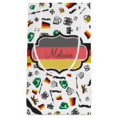 Petit Sac Cadeau Articles allemands avec le drapeau de l'Allemagne (Devant)