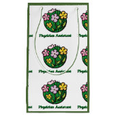 Petit Sac Cadeau Assistant de médecin - Blooms (Devant)