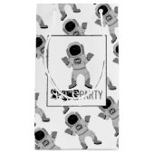 Petit Sac Cadeau Astronaute de la Space Party, Anniversaire (Devant)