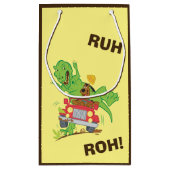Petit Sac Cadeau Attaque Scooby Doo T-Rex (Dos)
