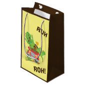 Petit Sac Cadeau Attaque Scooby Doo T-Rex (Devant Angle)