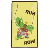 Petit Sac Cadeau Attaque Scooby Doo T-Rex (Devant)