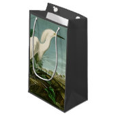 Petit Sac Cadeau Audubon Héron de neige Oiseaux d'aigrettes blanche (Devant Angle)