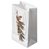 Petit Sac Cadeau Audubon Jaune Paruline Chanson Oiseau (Devant Angle)