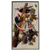 Petit Sac Cadeau Audubon Peinture d'Oiseaux Pic Pilé (Dos)