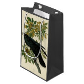 Petit Sac Cadeau Audubon Raven Oiseau classique (Devant Angle)