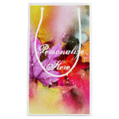 Petit Sac Cadeau Automne pastel feuille d'érable aquarelle automne  (Devant)