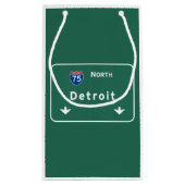 Petit Sac Cadeau Autoroute d'autoroute nationale de Detroit (Dos)