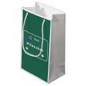 Petit Sac Cadeau Autoroute d'autoroute nationale de WI de Milwaukee (Dos Angle)