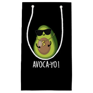 Petit Sac Cadeau Avoca-yo Funny Cool Avocado Pun Dark BG