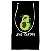 Avocardio Funny Excercise Avocado Pun Dark BG