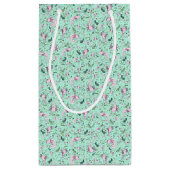 Petit Sac Cadeau Axolotl en vert (Dos)