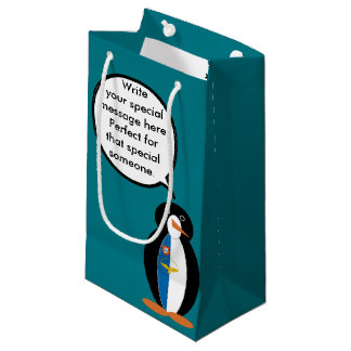 Petit Sac Cadeau Azoréen Parler Mme Penguin Personnalisée