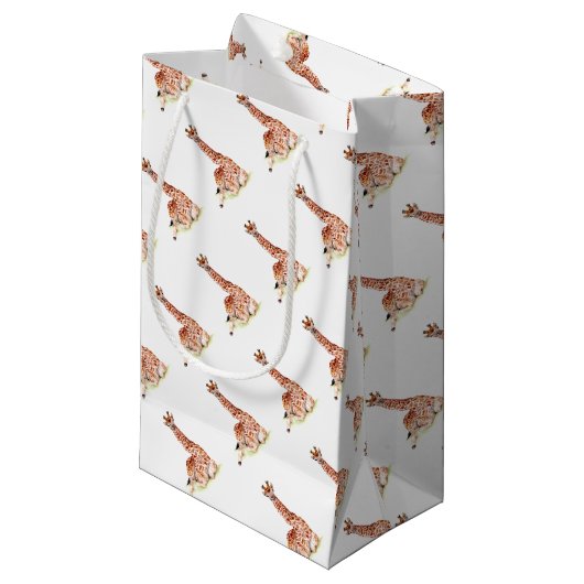 Petit Sac Cadeau Baby Giraffe (Devant Angle)