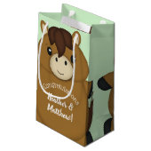 Petit Sac Cadeau Baby shower à cheval (Dos Angle)