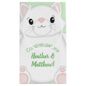 Petit Sac Cadeau Baby shower de chat Kitty (Dos)