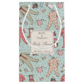 Petit Sac Cadeau Baby shower de Noël vert Monnaie (Dos)