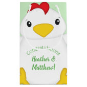 Petit Sac Cadeau Baby shower de poulet (Dos)