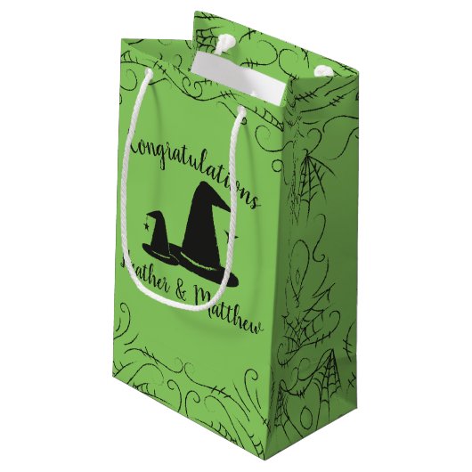 Petit Sac Cadeau Baby shower de sorcière Halloween (Dos Angle)