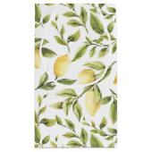 Petit Sac Cadeau Baby shower de verdure aux citrons (Dos)