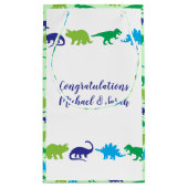 Petit Sac Cadeau Baby shower Dinosaur (Dos)