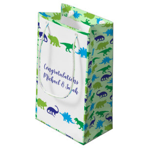 Petit Sac Cadeau Baby shower Dinosaur