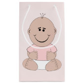 Petit Sac Cadeau Baby shower fille (Dos)