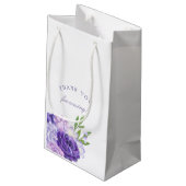 Petit Sac Cadeau Baby shower Floral Ultra Violet (Dos Angle)