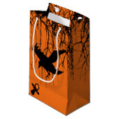 Petit Sac Cadeau Baby shower Goth-Horror (Devant Angle)