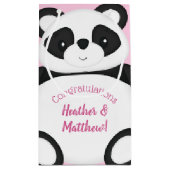 Petit Sac Cadeau Baby shower Panda Bear (Dos)
