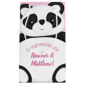 Petit Sac Cadeau Baby shower Panda Bear (Devant)
