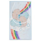 Petit Sac Cadeau Baby shower Twin Boys (Dos)