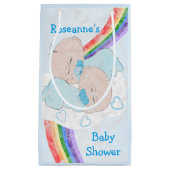 Petit Sac Cadeau Baby shower Twin Boys (Devant)