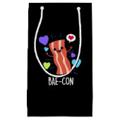 Petit Sac Cadeau Bae-con Funny Bacon Pun (Devant)