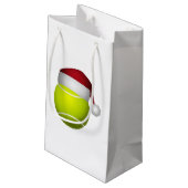 Petit Sac Cadeau Bal de tennis de Noël (Dos Angle)
