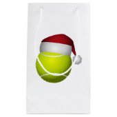 Petit Sac Cadeau Bal de tennis de Noël (Devant)